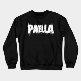 paella white Crewneck Sweatshirt